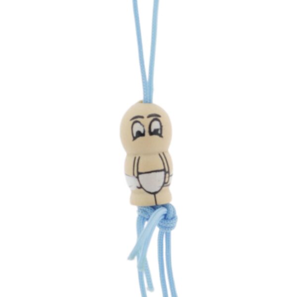 Gelukspoppetje baby jongentje (1,5cm)