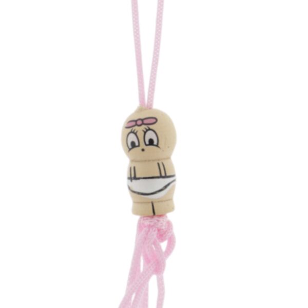 Gelukspoppetje baby meisje (1,5 cm)
