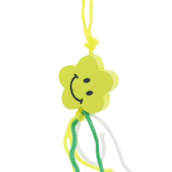 Gelukspoppetje Smiley zon/bloem (2cm)