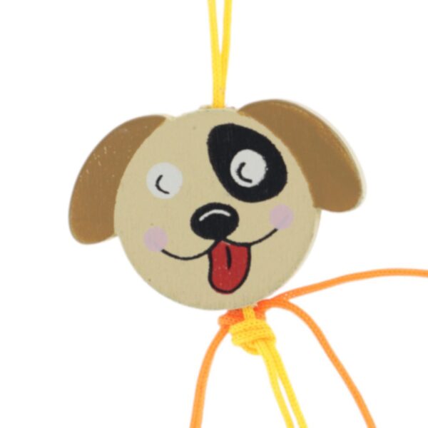 Gelukspoppetje Hond plat (3cm)