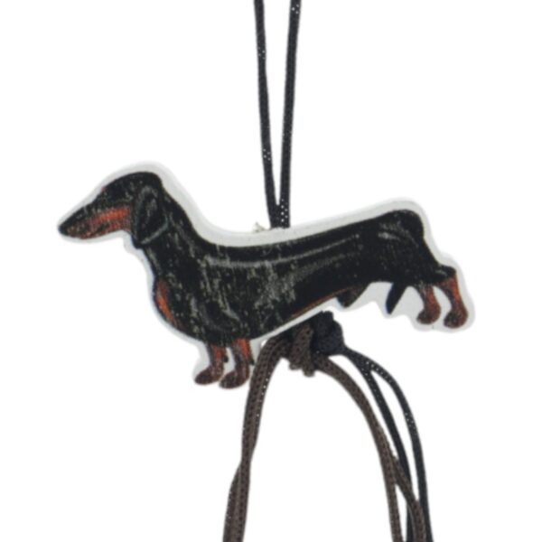 Gelukspoppetje Teckel/Hond plat (3cm)