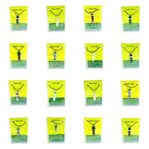 Edelsteenhanger Feng Shui - 3x12 - Navulling voor display