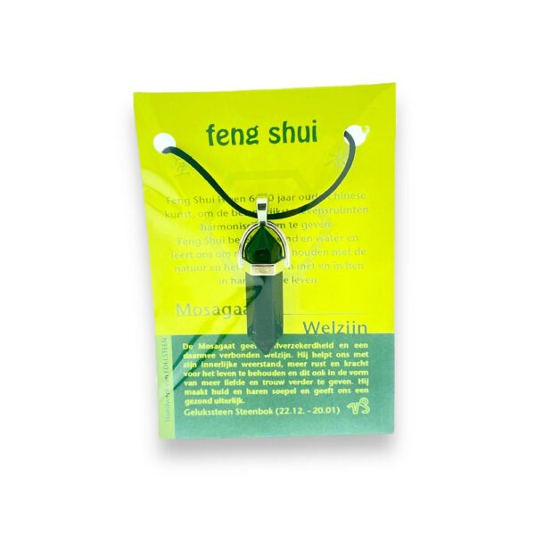 Edelsteenhanger Feng Shui -  Mosagaat - Steenbok