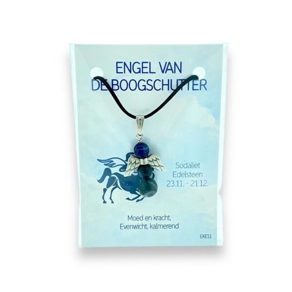 Edelsteenhangers Engel - Sodaliet - Boogschutter