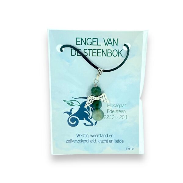 Edelsteenhangers Engel - Mosagaat - Steenbok