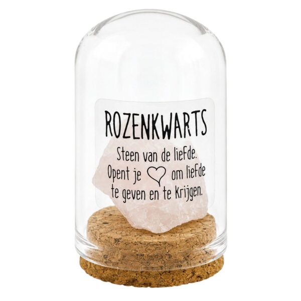 Edelsteen "Rozenkwartsbrok"