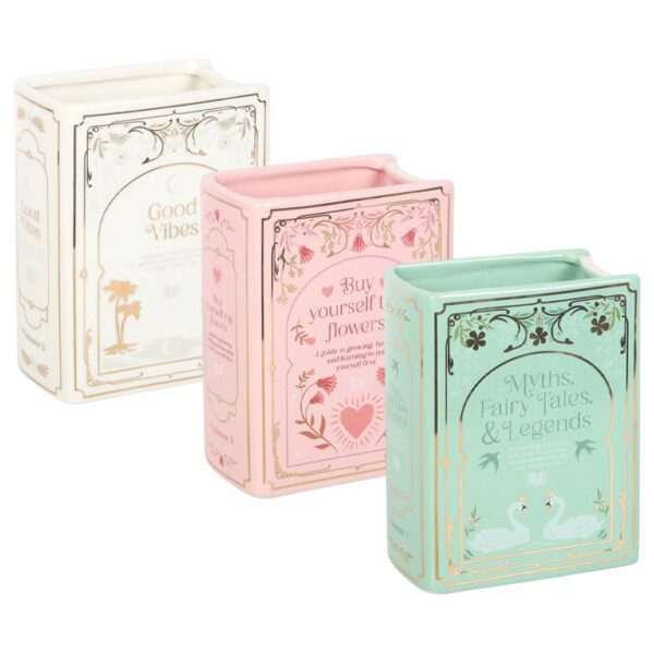 Bloemvaas Boek Assorti (14,7x11,1x6,5cm)