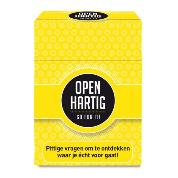 Openhartig Go for it