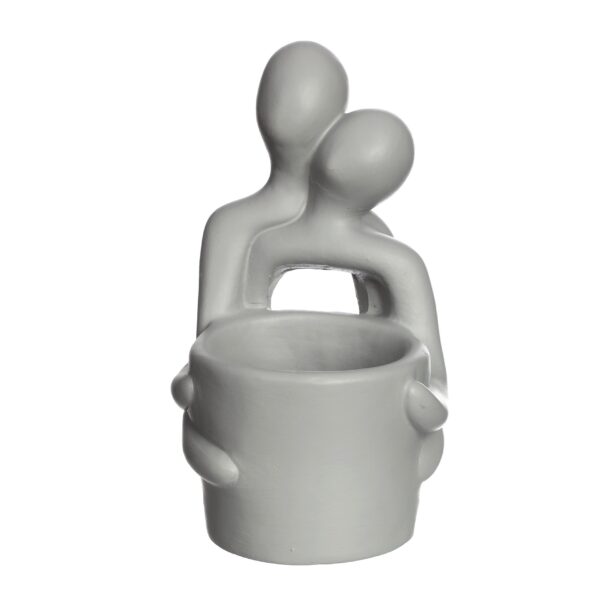 Embrace Pot voor plant grijs (10,4x9,2x15,7cm)