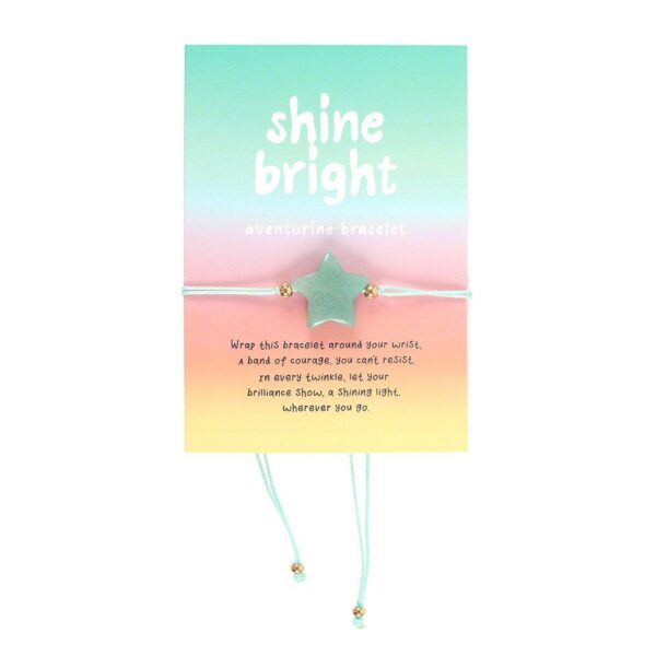 Edelsteen Armband - Shine Bright (Aventurijn Ster)