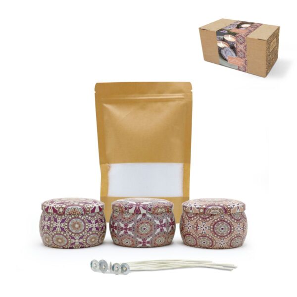 Giftbox Pearlsand pink assorti (kaarsenzand)