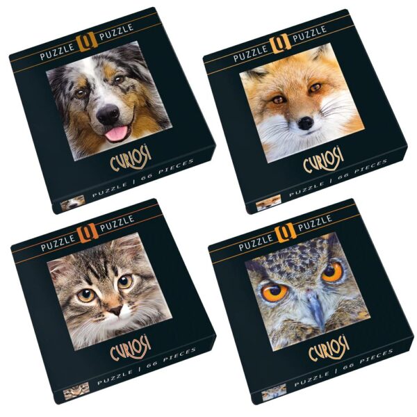 ART Puzzel Dieren 1 in display (13x13cm)