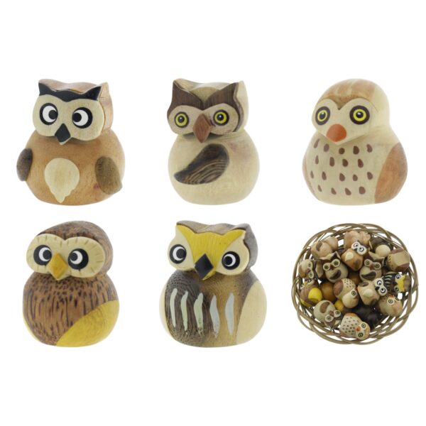 Houten Uiltjes (3,5cm)