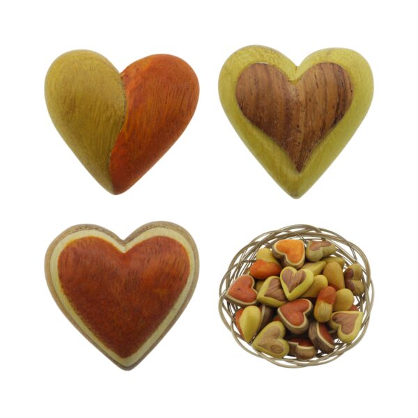 Houten Harten (3,5cm)