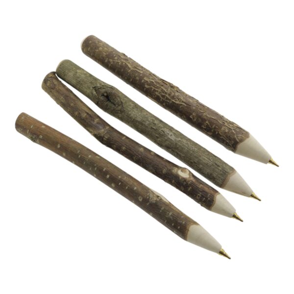 Houten pen Hazelnoot (15cm)