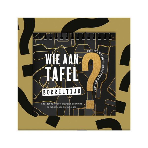 Wie aan tafel? Borreltijd