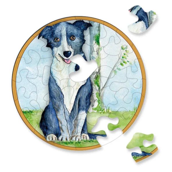 Art Puzzel Hond Ø9cm