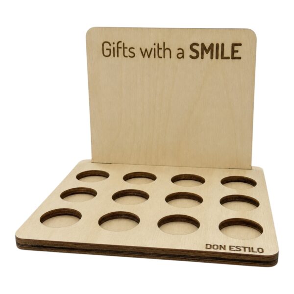 Display voor 12 Buisjes (18x17x15cm)